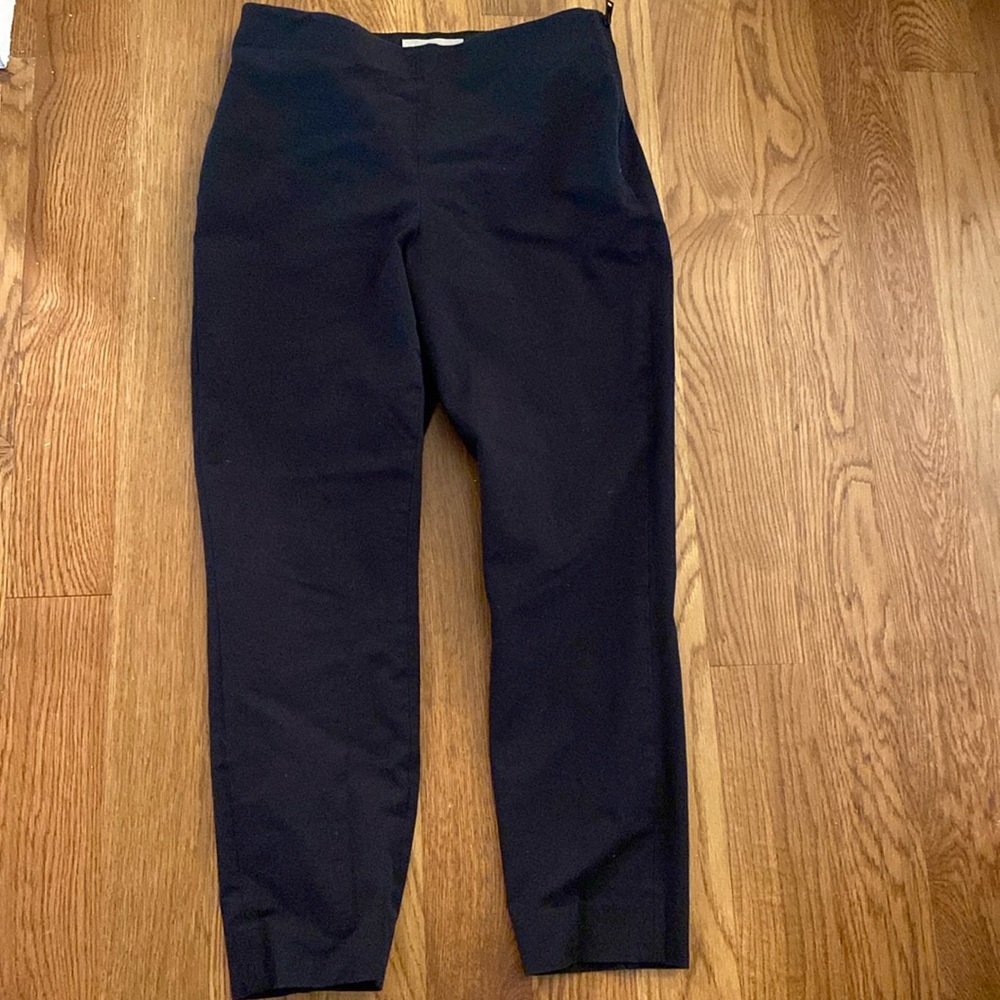 Everlane Women’s Black The Side-Zip Stretch Cotton Work Pants SZ 6
